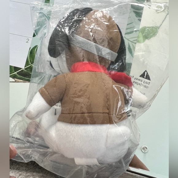 MetLife Snoopy Peanuts Plush Red Baron Aviator Pilot Airplane 6" 2015 - Picture 5 of 8